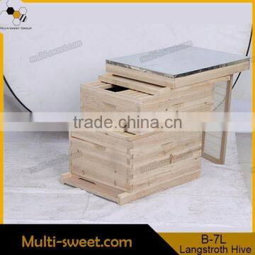 Langstroth Beehive Two-level Bee Hive China Supplies B-7L photo-4