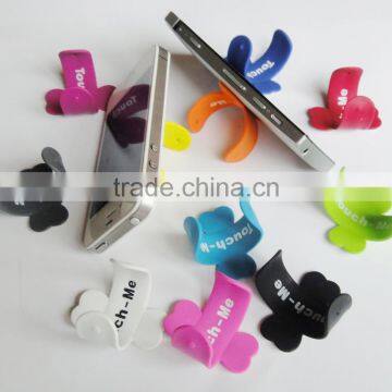 mobile phone charge holder desk plastic phone holder