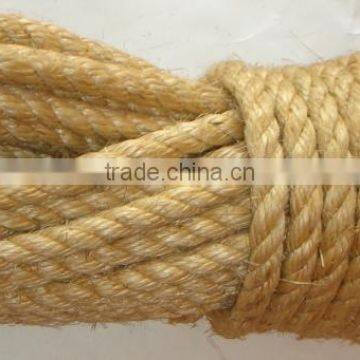 sisal rope 100%sisal 16 strands braided rope