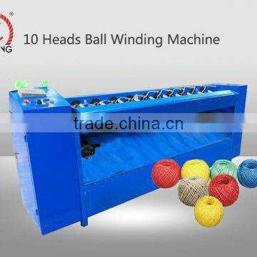 high quality10 heads jute/sisal/cotton/silk twine ball machine,20-2000G mobile: 0086 15163879588,email:alice@ropeking.com