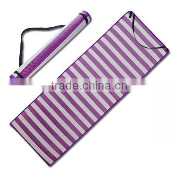 PP Rolling Beach Mat with elastic & belt