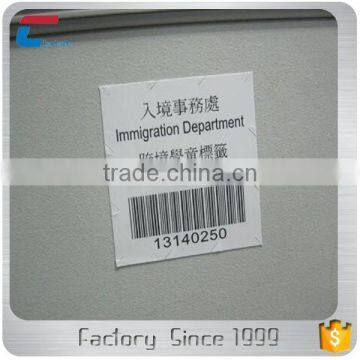 High quality tamper evident security self destructive VOID sticker with low price