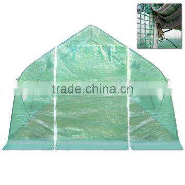 Polytunnel Greenhouse Galvanised Steel Frame Poly Tunnel 6mx3m x 2m photo-2