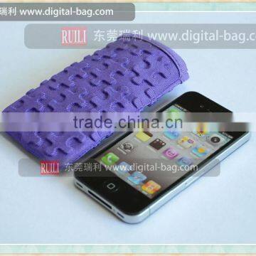 Purple fancy mobile phone bag/pouch for girls