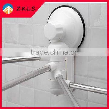 Rotatable 4 Tier Stainless Steel Bathroom Towel Drying Rack Shelf photo-4