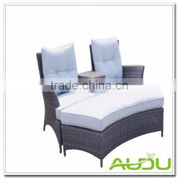 Audu 2017 Original Design Rattan Garden Outdoor Couple Chair Set photo-2