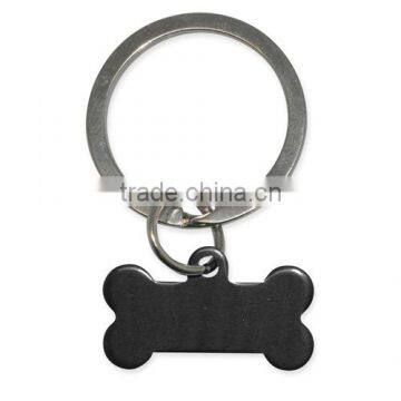 Hot selling cheap bone shaped keychain aluminum keychain