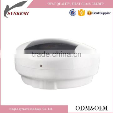 Semi-circular sensor wall mount liquid soap dispenser