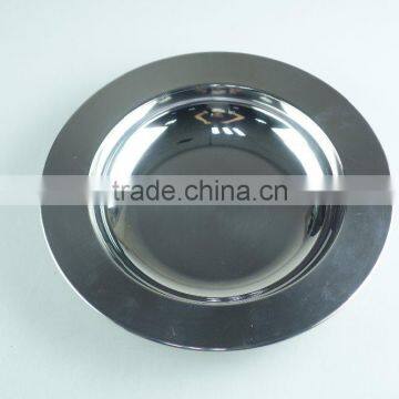 Round tray Metal food tray Stainless steel buffet trays Of various sizes