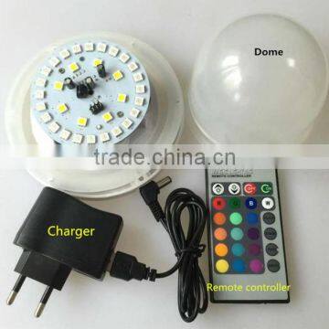 SMD5050 rgbw 16 colors change ir remote control led battery lamps