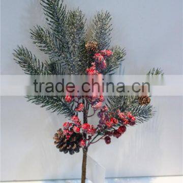 Home Garden Decorative 60cm Height Artificial White Hanging Pine Tree Leaf Branches ERSY11 2102 photo-5