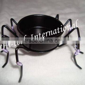 Iron Tea Light Candle Holder,Spider Shape Metal Tea Light Candle Holder,Designer T light Candle Holder,T Lights