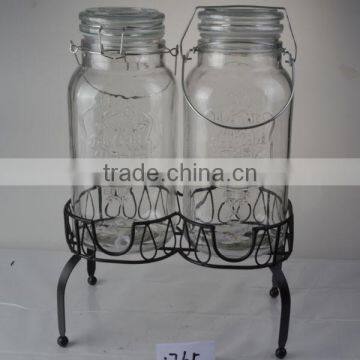 Yorkshare Design Twins Dispenser With Metal Stand photo-3