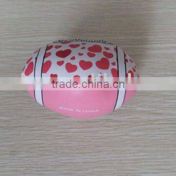 Promotional PVC custom design rugby juggling ball