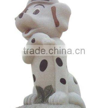 speckle dog statue