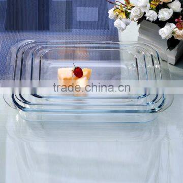 3.5L Large Transparent Heat Resistant Microwave Oven Glass Plate for Baking photo-6