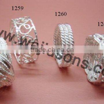 Table Top Nickel Plated Napkin Ring for Kitchen & Bathroom Design photo-3