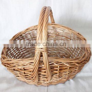 Set of 2 Cheap Natural Wicker Decorative Baskets photo-3