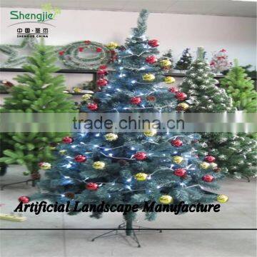 SJZJN 1501 artificial Christmas adornment resin snowing Christmas tree