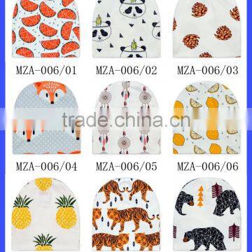 Vintage Feather Print Black Baby Summer Hat photo-4