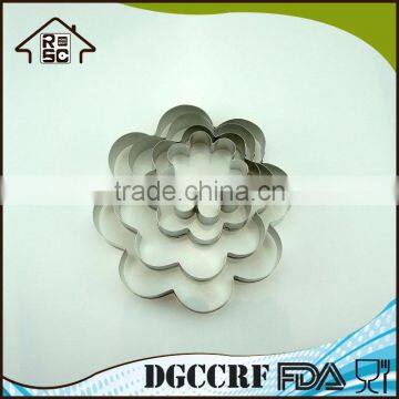 Nesting Metal Cookie Cutters 4/Pkg Blossom Flower Cookie Cutter Set photo-4