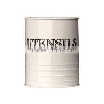 METAL Cream Cutlery Holder photo-3