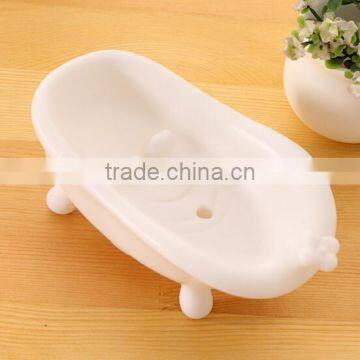 2017 Trending Products Bathtub Shaped Soap Dish Silicone Soap Holder photo-5