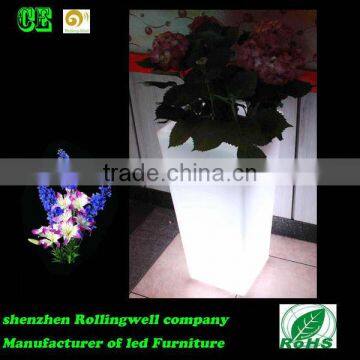 LED Large Garden Flower Pots Blue /led Flower Pots Plastic Liners Flower Pots Hanging Flower Pot photo-5