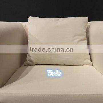 Creamy White Fabric Sofa for Shoe Store photo-3