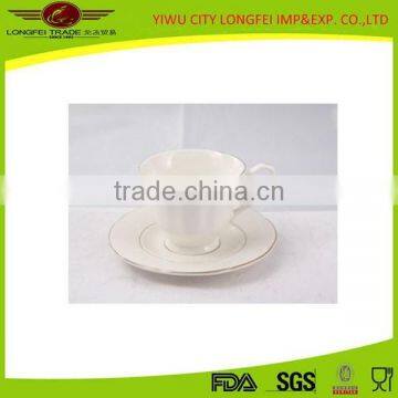 Hotel Home Restaurant Antique Coffee Ceramic Cup And Saucer