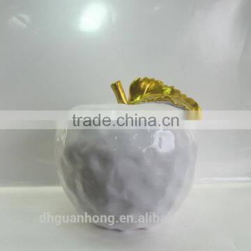 Glazed Apple Fruit Ornament for DecorationGH141Z443L-GWGH141Z443L-GW photo-3