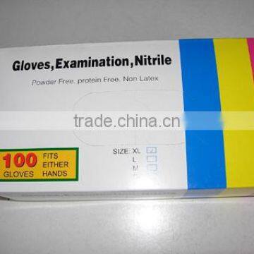 nitrile examination gloves, disposable nitrile glove