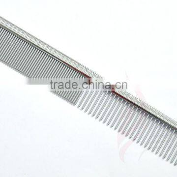 Bronze Engraved Spine Handle Professional Pet Grooming Comb photo-2