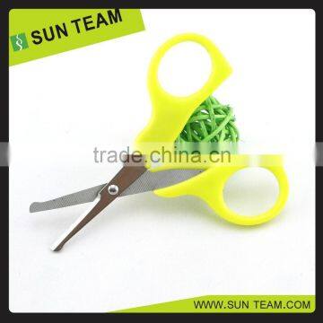 SC050 3-3/4" Short blade New PP handle Moustache scissors