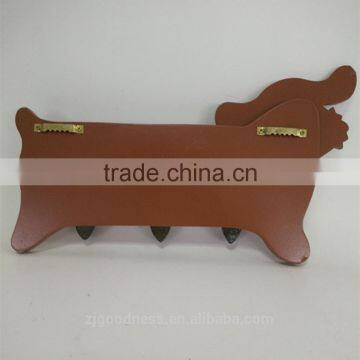 Hot Sale Dog Pet Animal Print Home Decoration Wooden Wall Hook photo-4