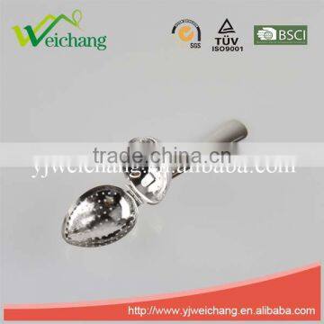 WCE602 Egg shape ,funny shape Stainless Steel Tea Infuser/Strainer long handle High quality