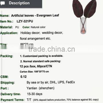 High Quality Artificial Bonsai Leaves Leaves for Decoration Big Autumn Leaves photo-2