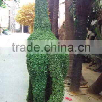 Artificial Wire Grass Animal Topiary Tall Plastic Giraffe photo-3