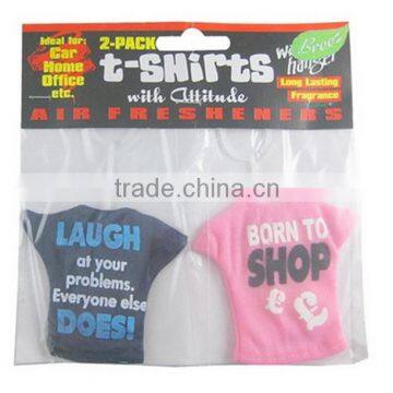 2015 T-shirts hanging car air freshener