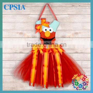 Cartoon tutu Holders design with bow Orange Tulle with Bow Hot New tutu bow Holders