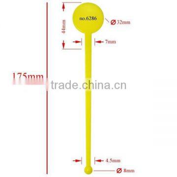 LFGB Plastic stirrer with customize logo printing