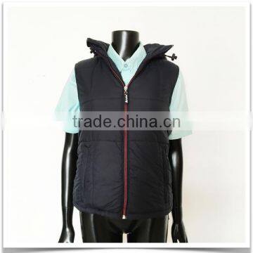 ZX OEM ODM duck down vestmens goose down vestDown Vest with Hood