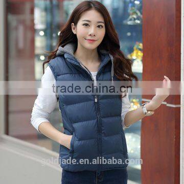 Hot Winter New Down Cotton Vest Casual Slim Jacket Coat Waistcoat for Men and Women photo-5