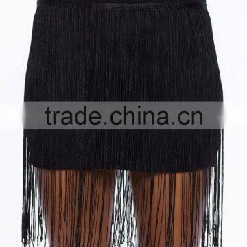 2015 new fashion On The Fringe Mini Skirt for ladies 51039#