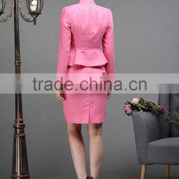 Fashion Ladies Skirt Suits Custom Women Suit WMS25 photo-3