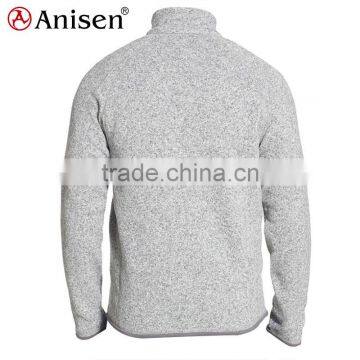 China Manufacturer Grey Knitted Sweater Men Coats photo-2