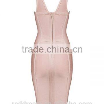 2015 Latest Fashion Dresses Sleeveless Novelty Patterns High Quality Bandage New Fashion Dresses H1316 photo-2