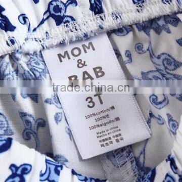 Fashion Girls Set 2015 Summer Wholesale Newest Mom and Bab 100% Cotton Baby Shorts photo-5