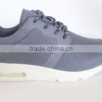 Factory Supply Grey Mens Air Cushion Sport Shoes photo-3