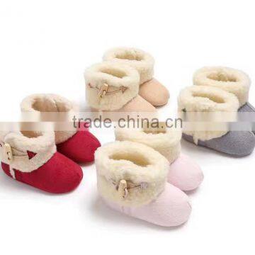 Wholesale Price New Born Super Soft Sheepskin Children's and Baby Booties photo-2